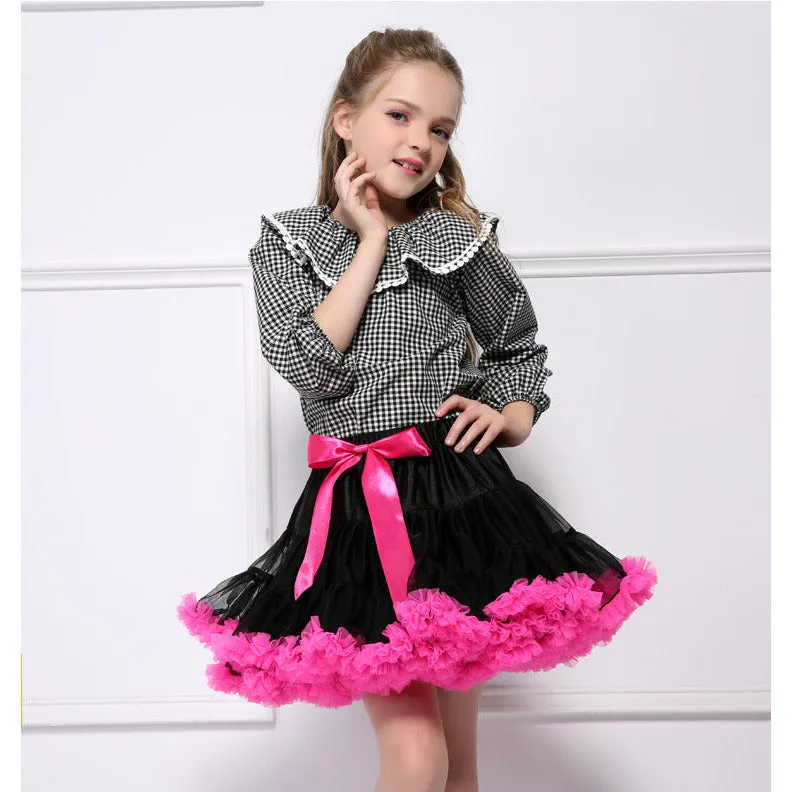Double Layer Tutu Fluffy Skirt