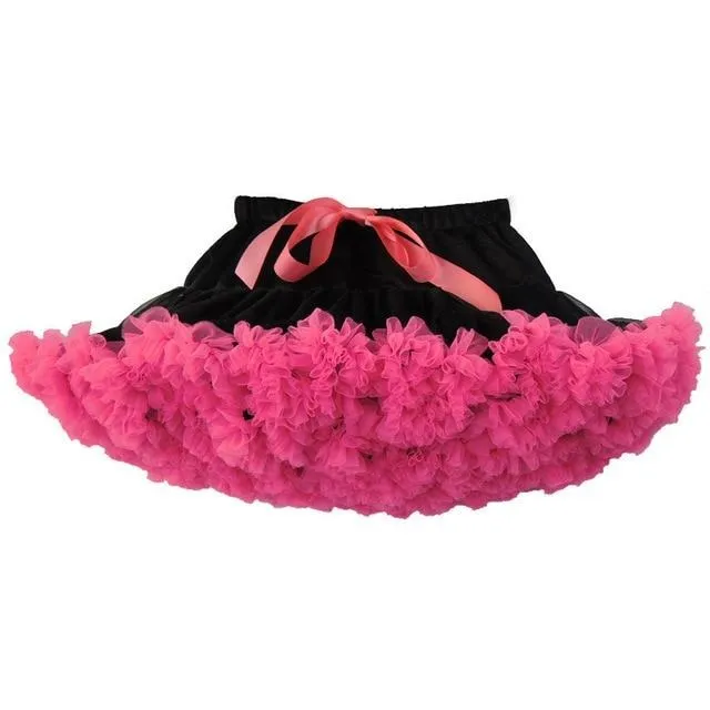 Double Layer Tutu Fluffy Skirt