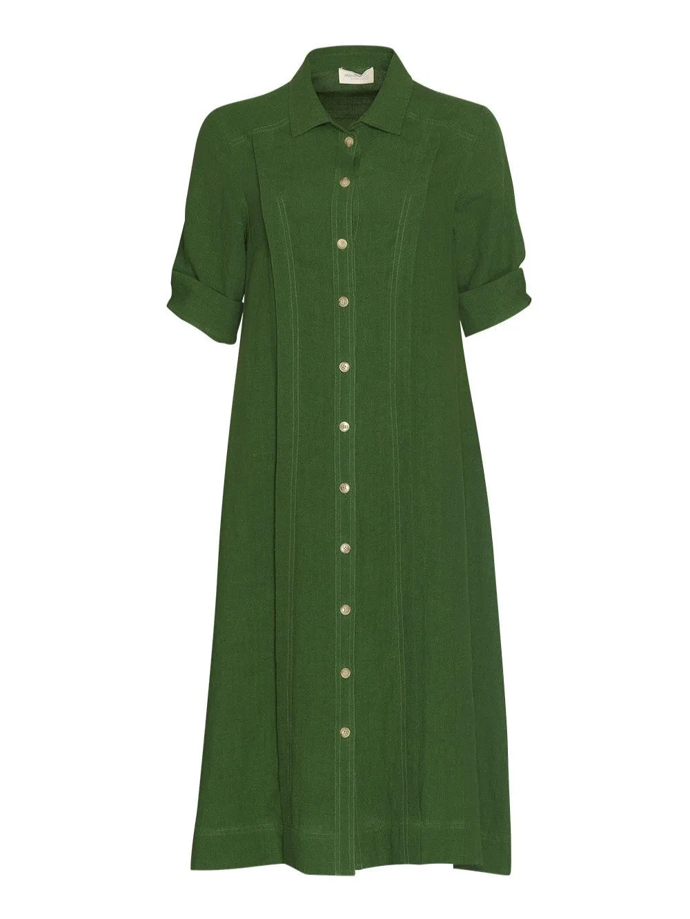 Echo Shirt Dress in Bottle