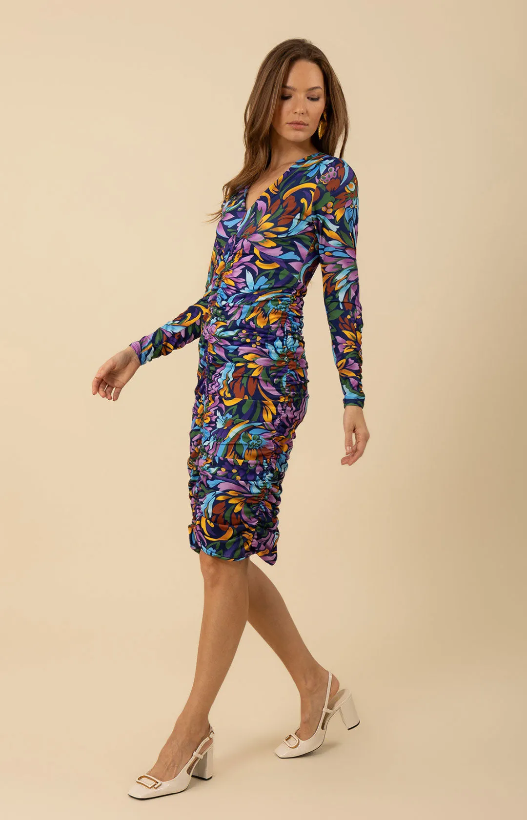 Eve Shirred Jersey Dress