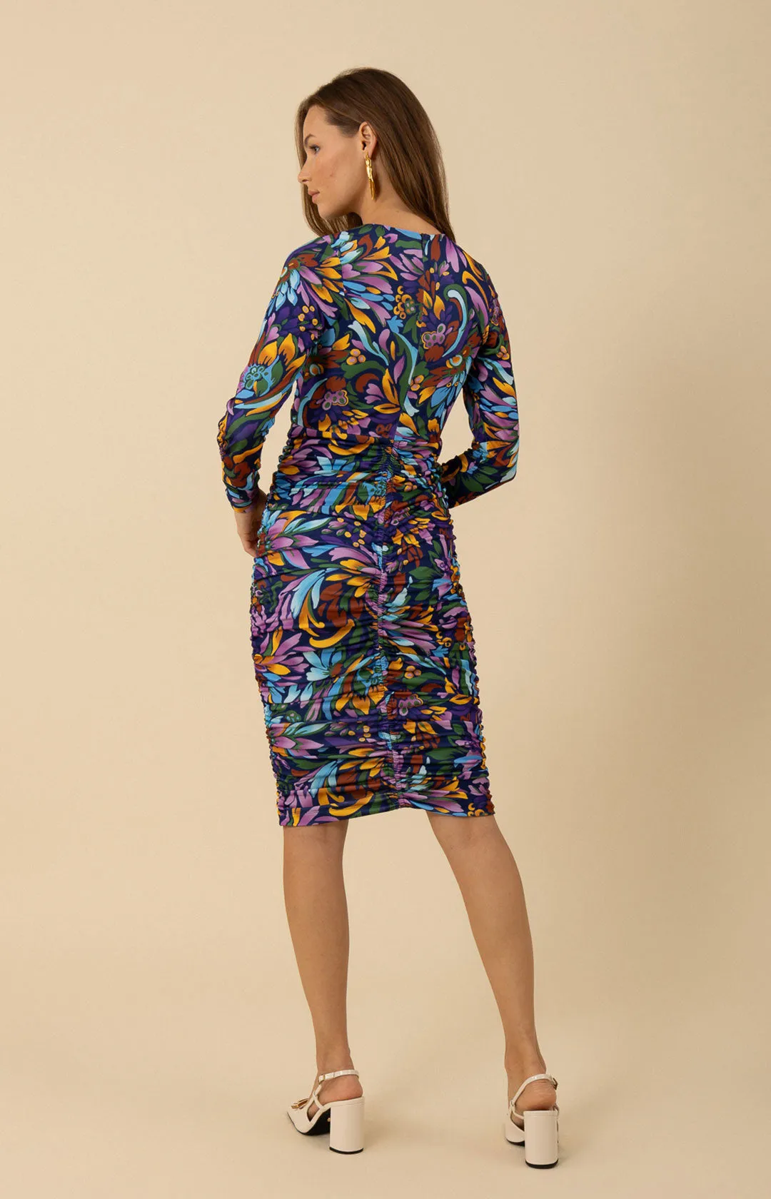 Eve Shirred Jersey Dress