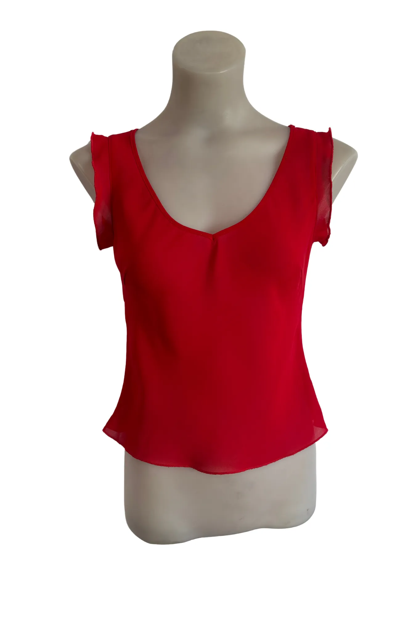 Forever   Ever red hot mesh top, 8