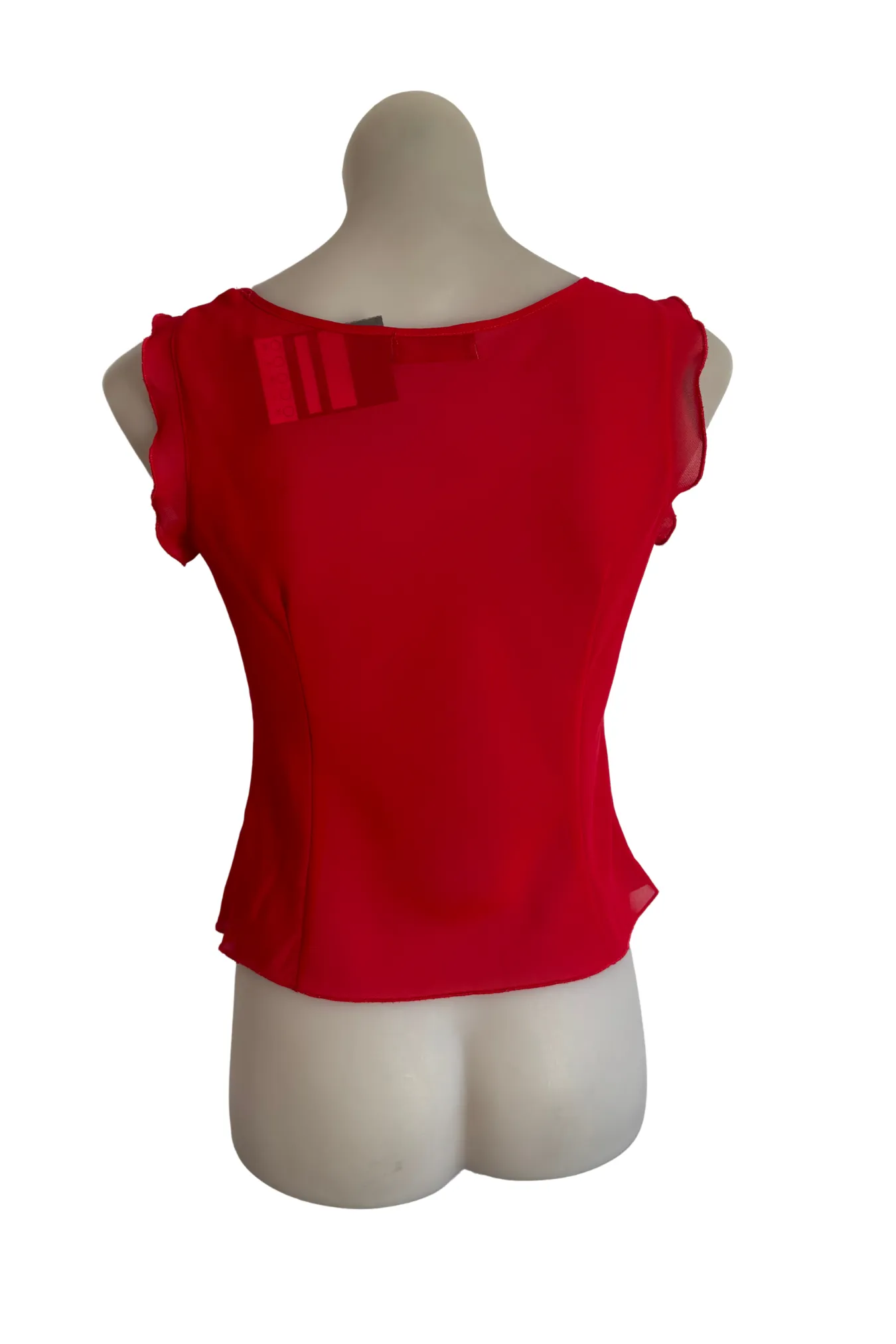 Forever   Ever red hot mesh top, 8