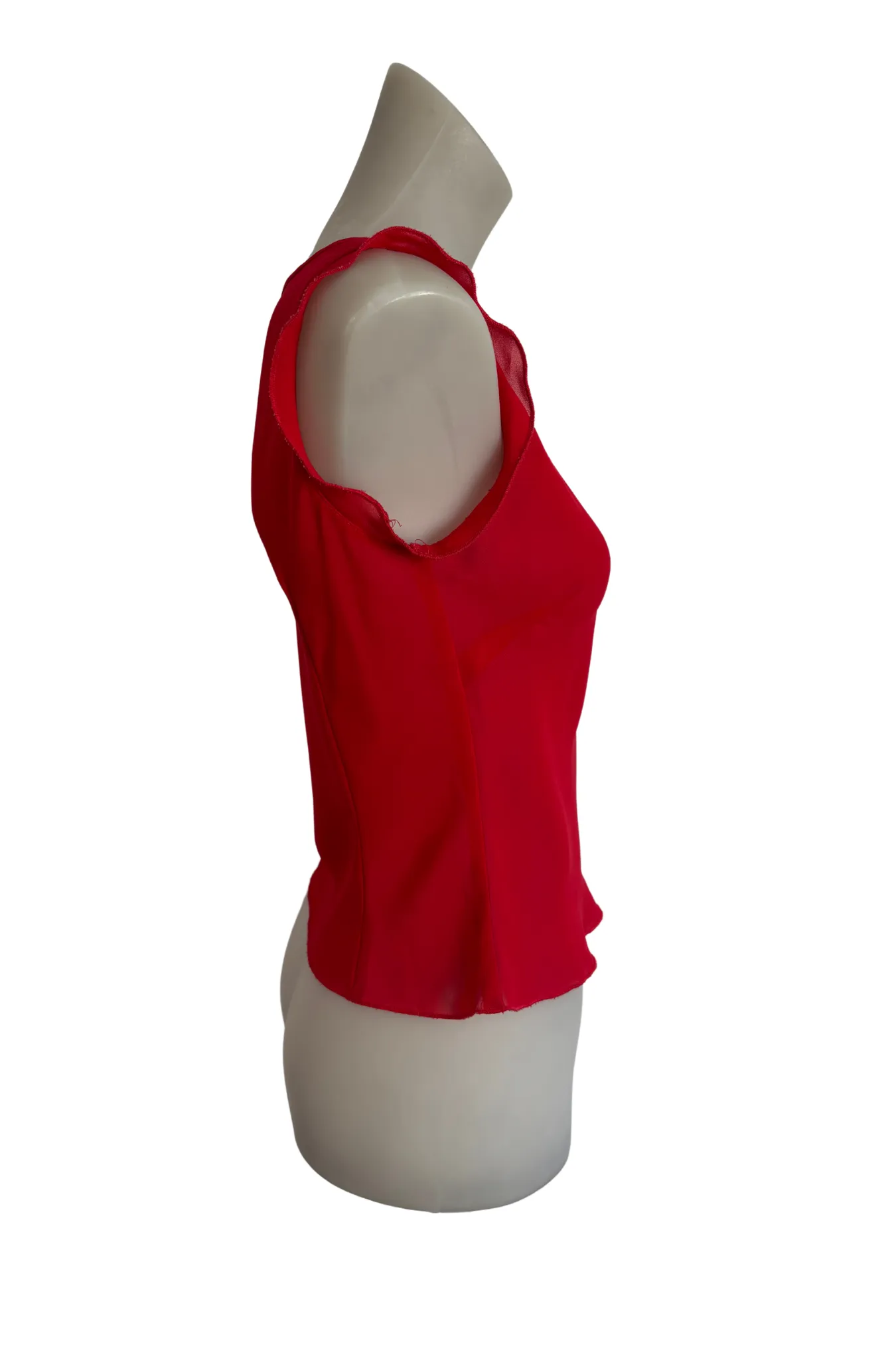 Forever   Ever red hot mesh top, 8
