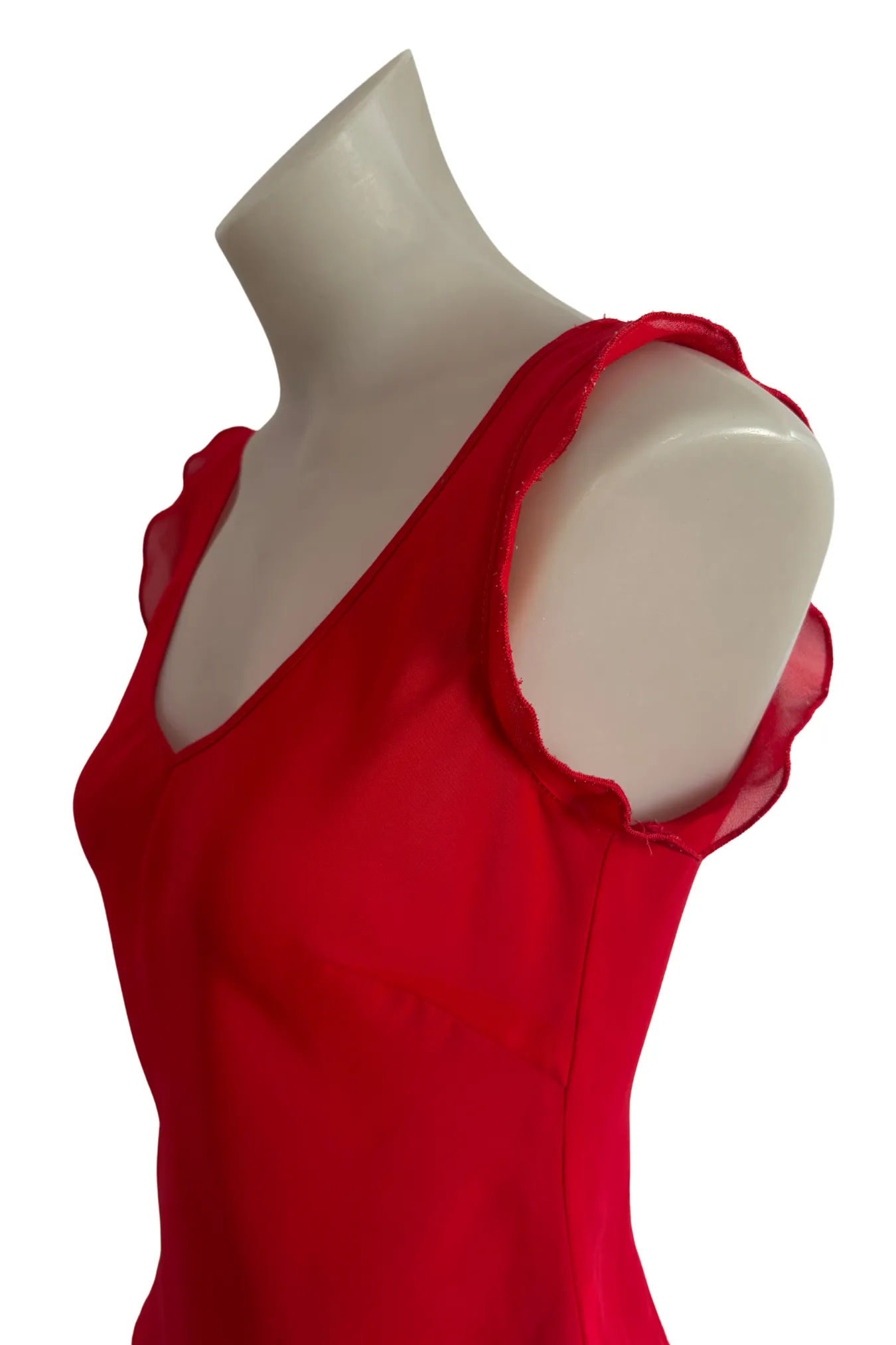 Forever   Ever red hot mesh top, 8