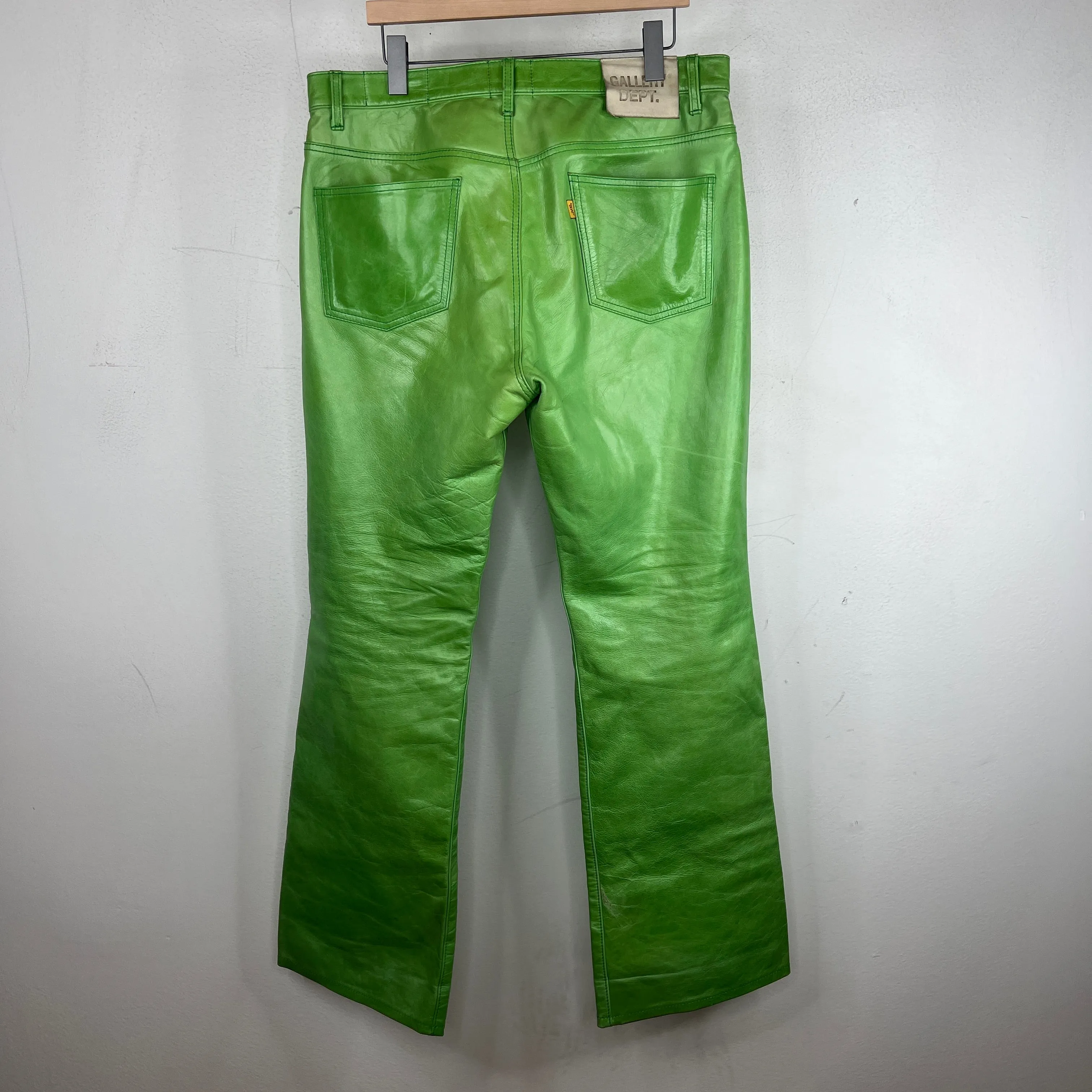 Gallery Dept Green Leather Pants