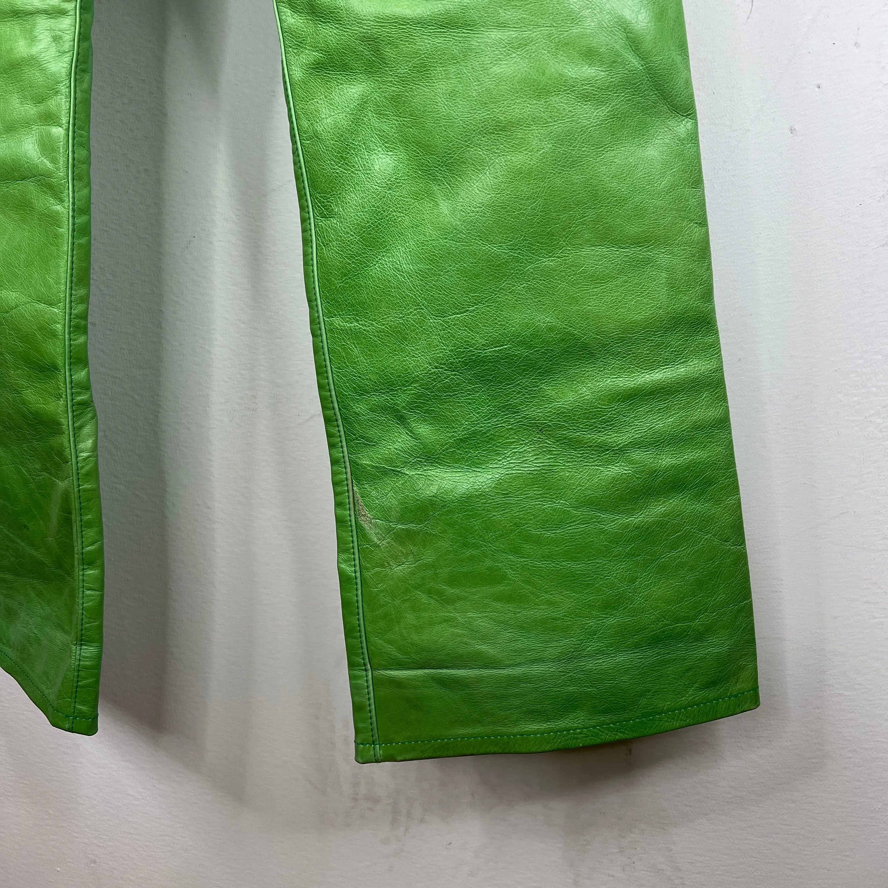 Gallery Dept Green Leather Pants