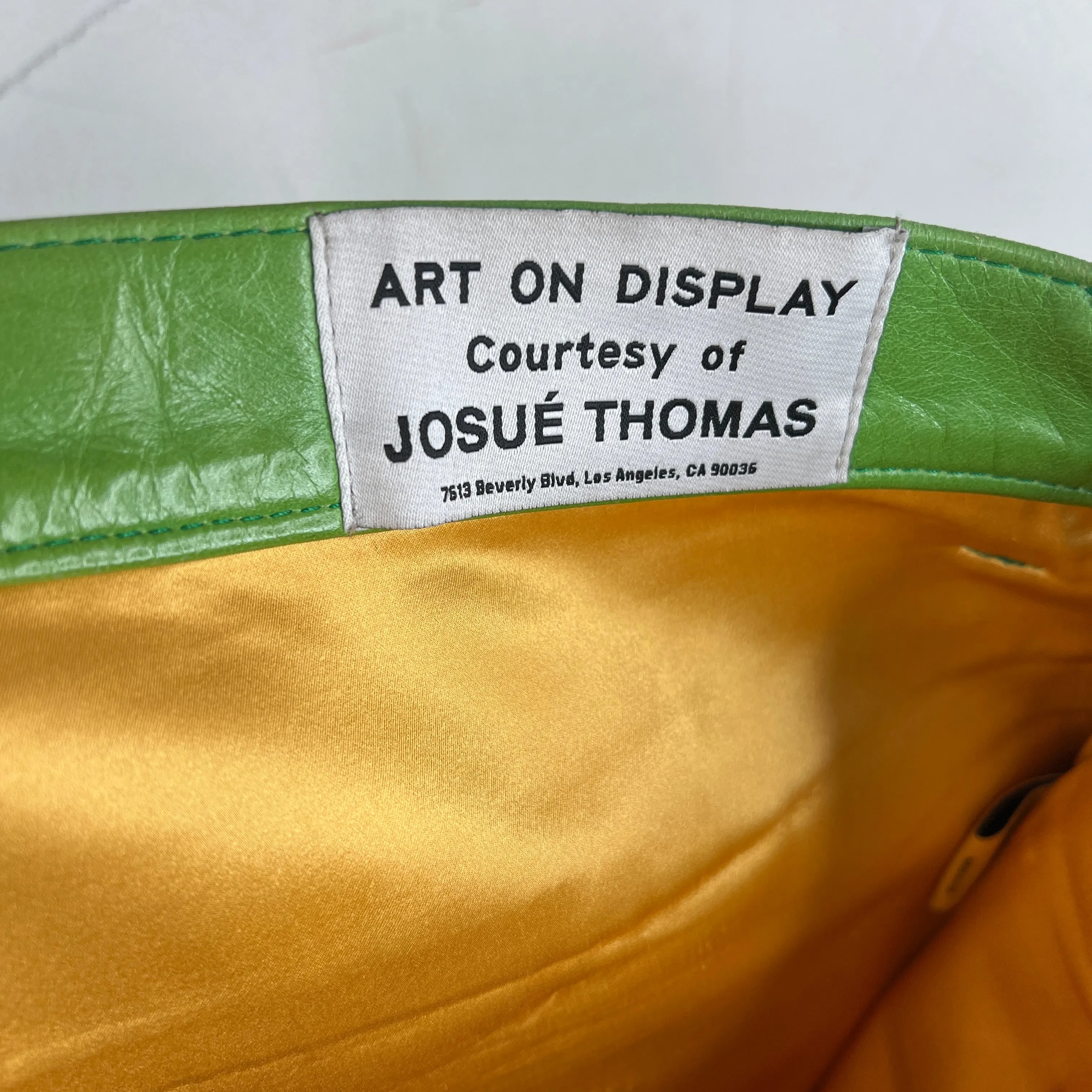 Gallery Dept Green Leather Pants