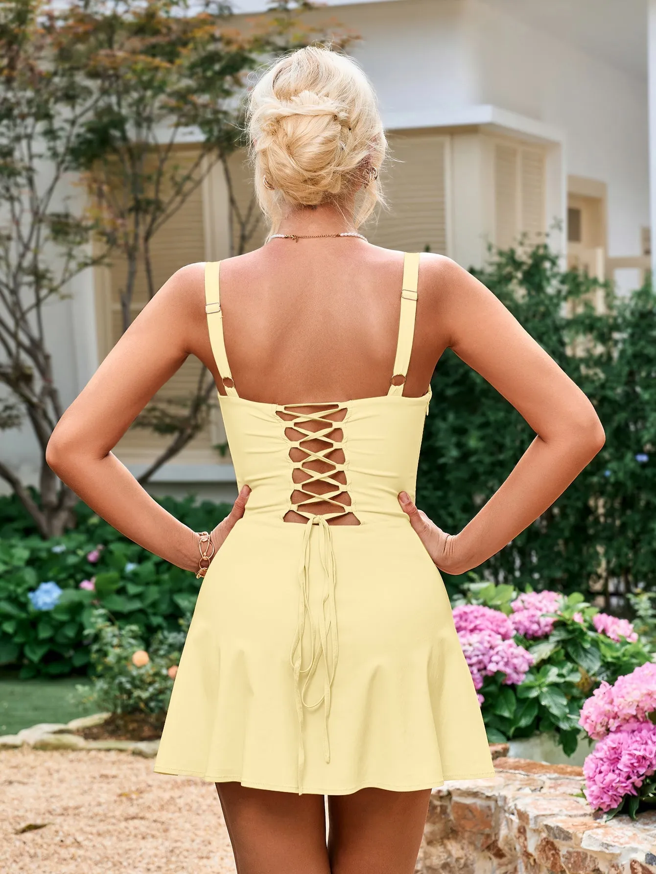 Karolina Ruched Mini Dress