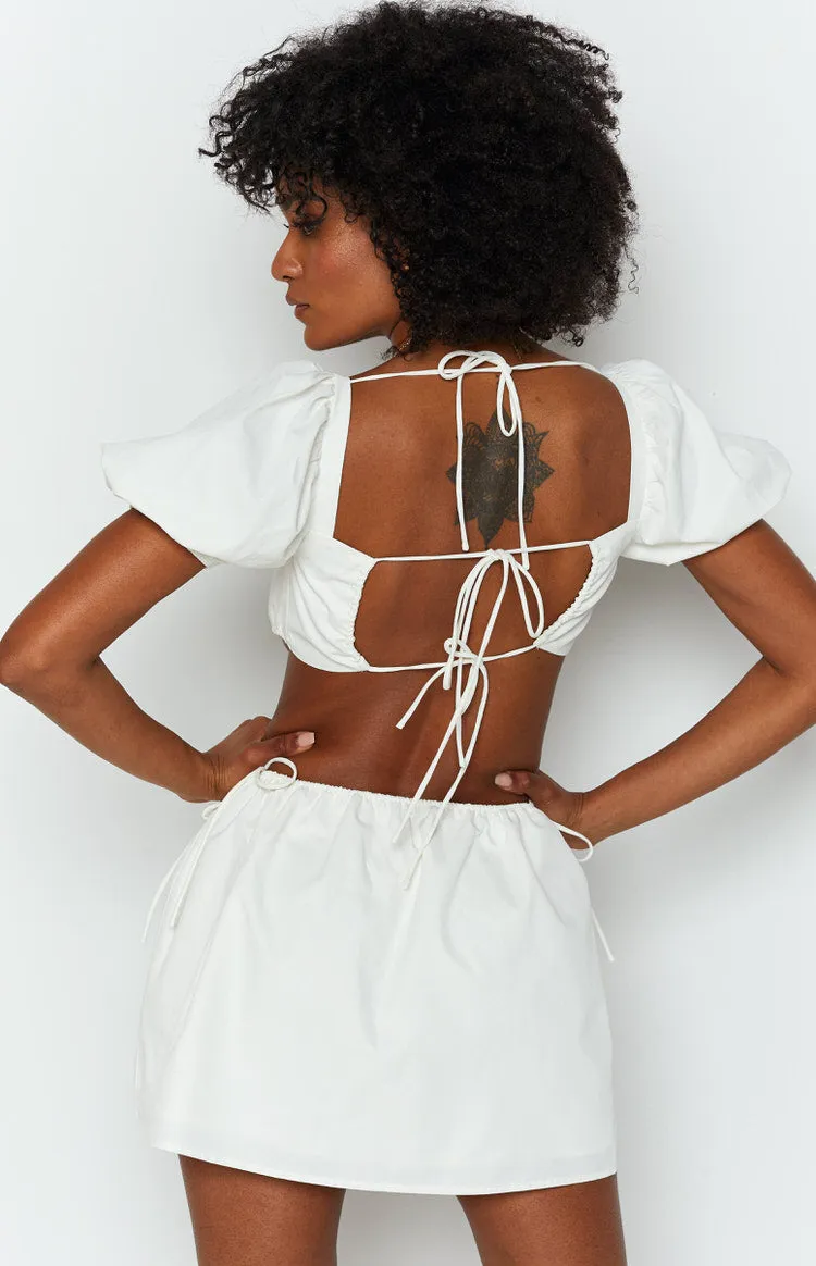 Penelope Mini Dress White