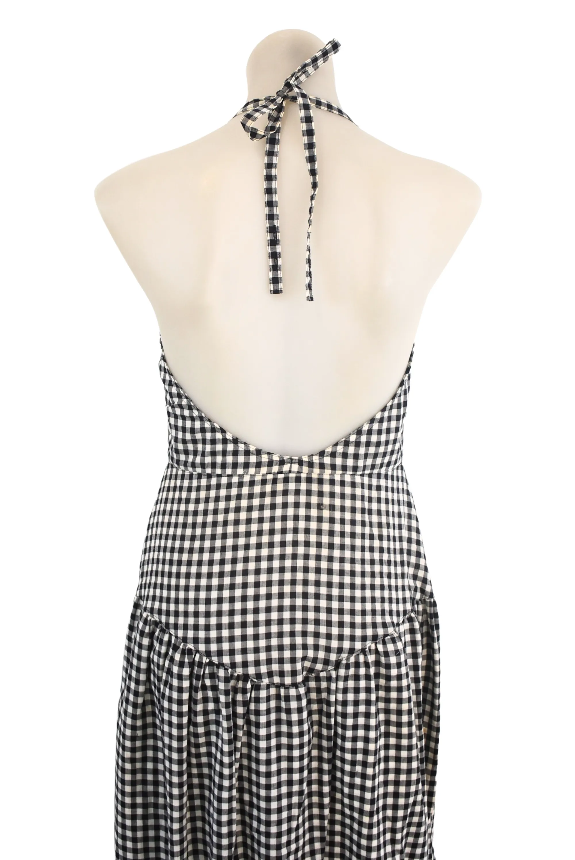 Stewart Limmer NZ made checkered dress, 12