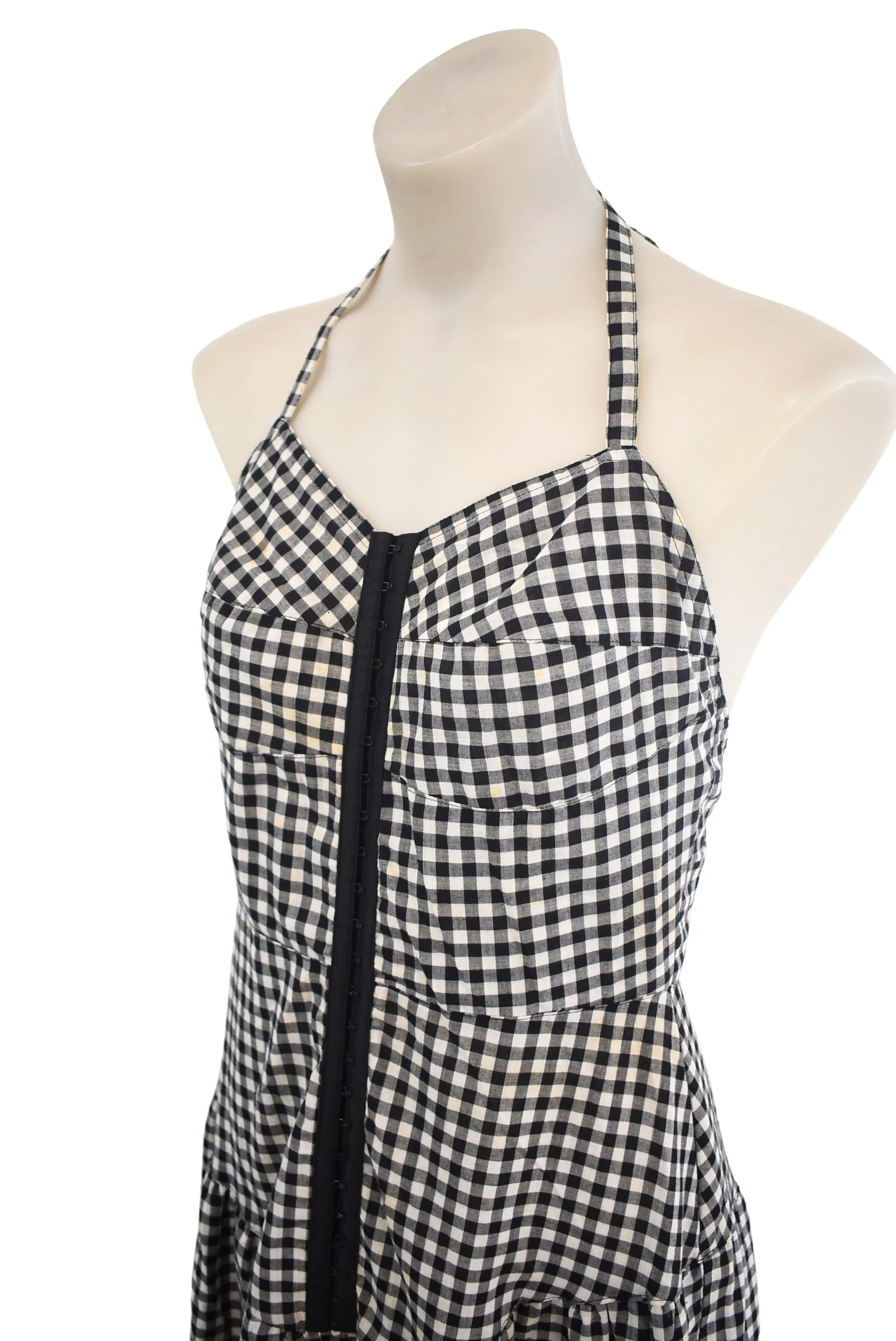 Stewart Limmer NZ made checkered dress, 12