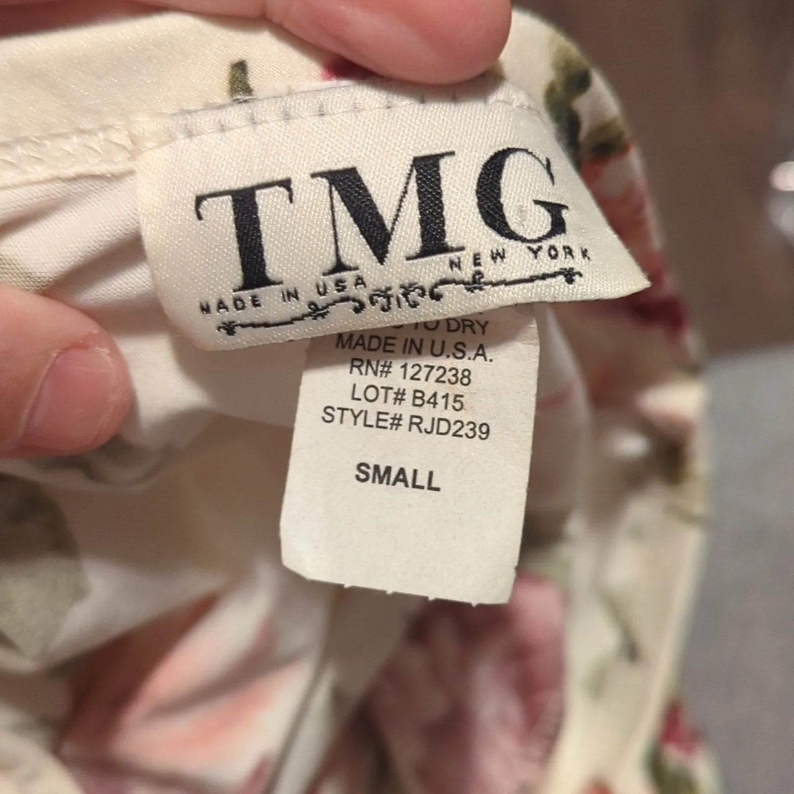 TMG New York Floral Dress S
