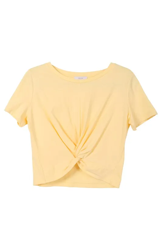 Twisted Tee Shirt Top