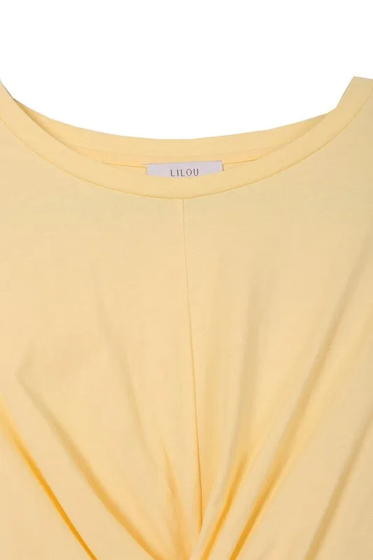 Twisted Tee Shirt Top