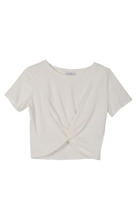 Twisted Tee Shirt Top