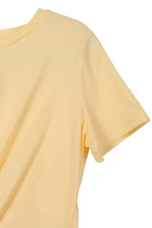 Twisted Tee Shirt Top