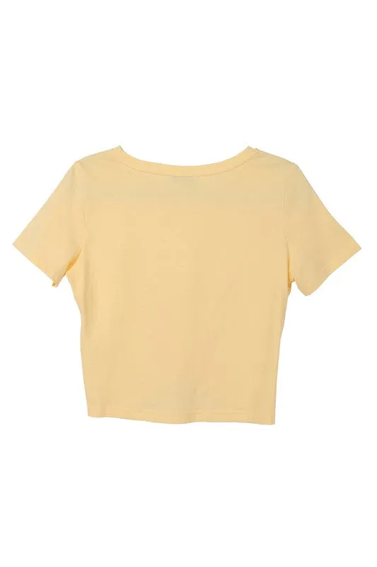 Twisted Tee Shirt Top