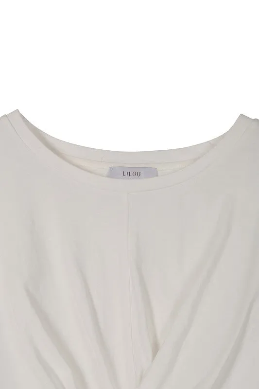 Twisted Tee Shirt Top