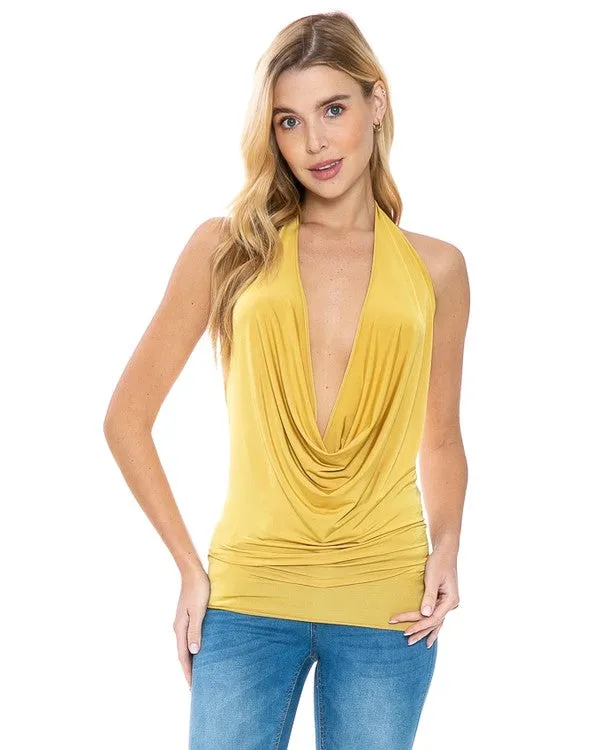 Women's Sexy Backless Halter Top