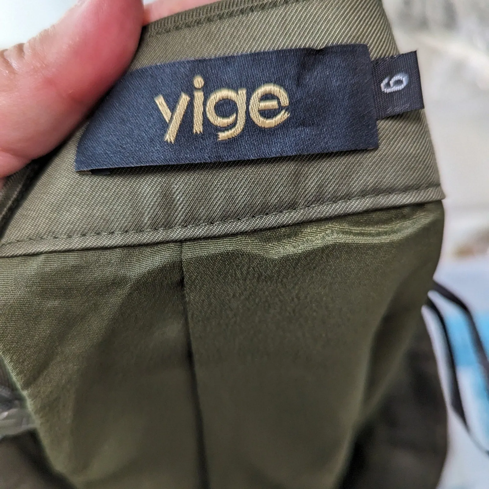 Yige Green A Line Skirt - 6